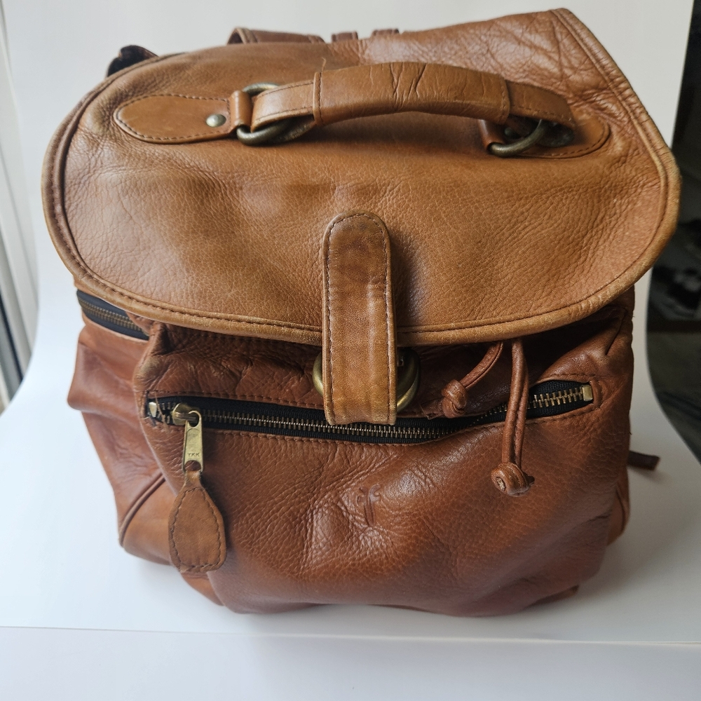 Frye Leather Backpack